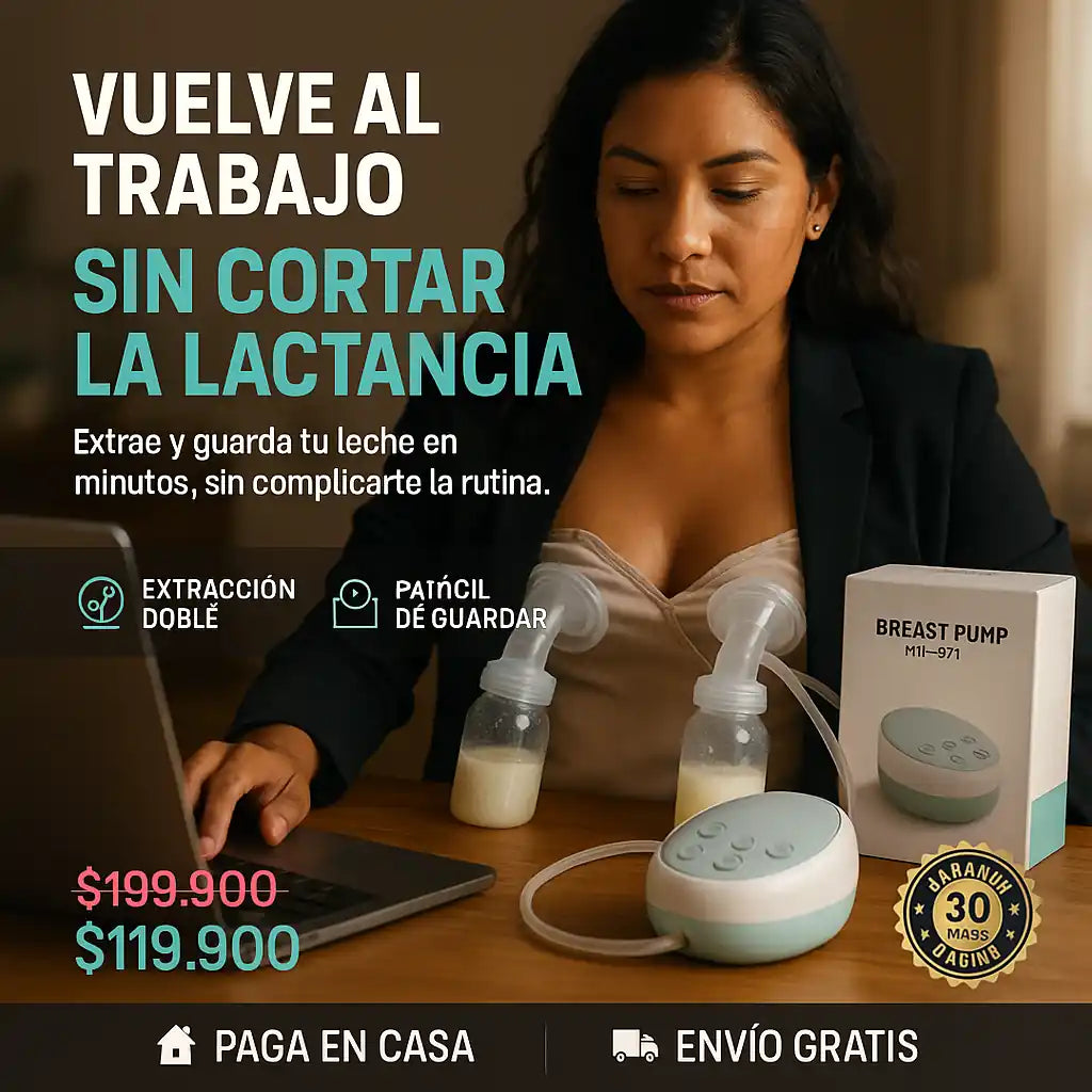 Extractor Doble Leche Materna USB MY-371