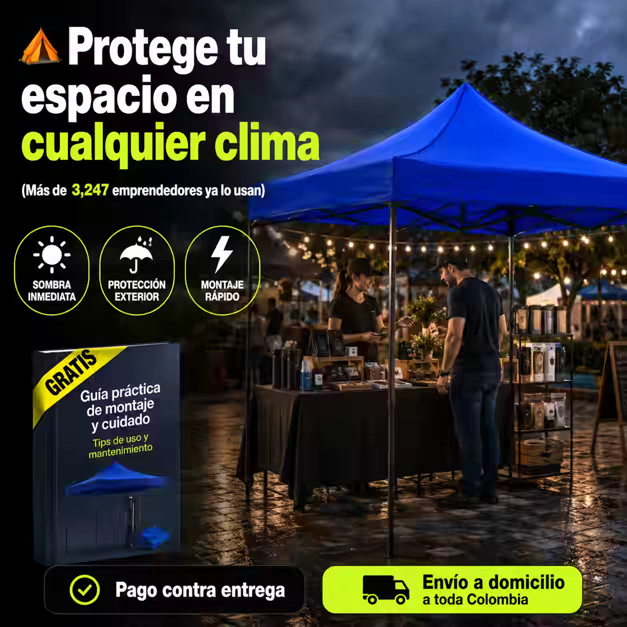 Carpa Plegable 2x2