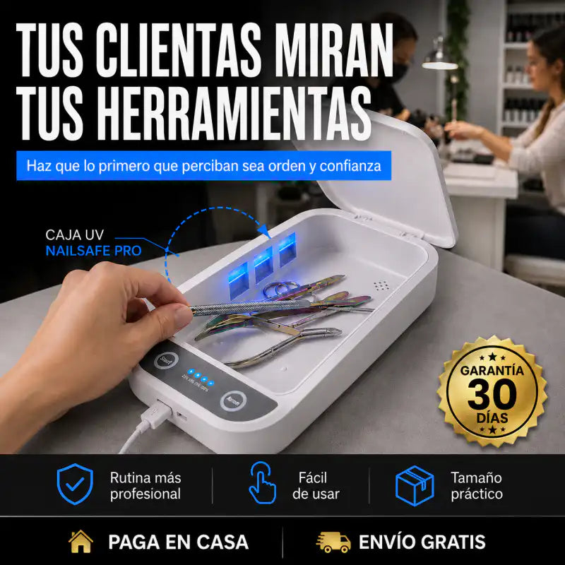 Caja esterilizadora multifunción con luz UV y Aromaterapia™