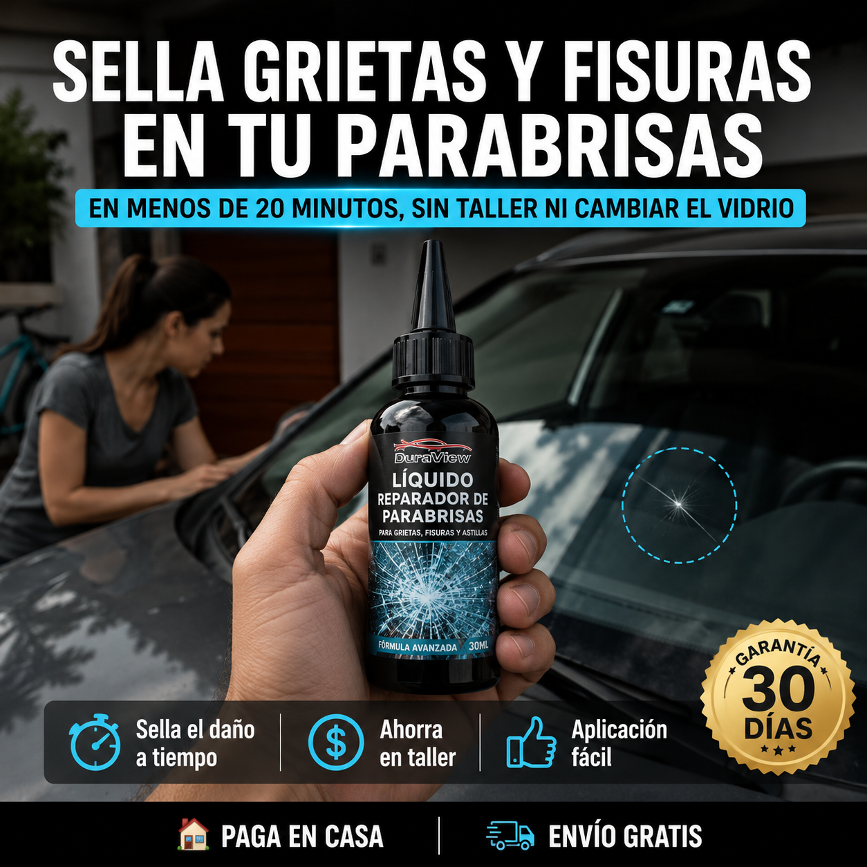 Líquido Reparador de Parabrisas®