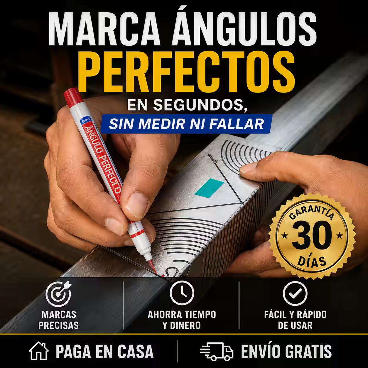 Guía de corte para tubos metálicos