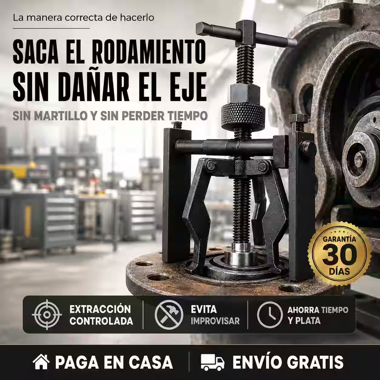 Extractor de Rodamientos y Poleas™