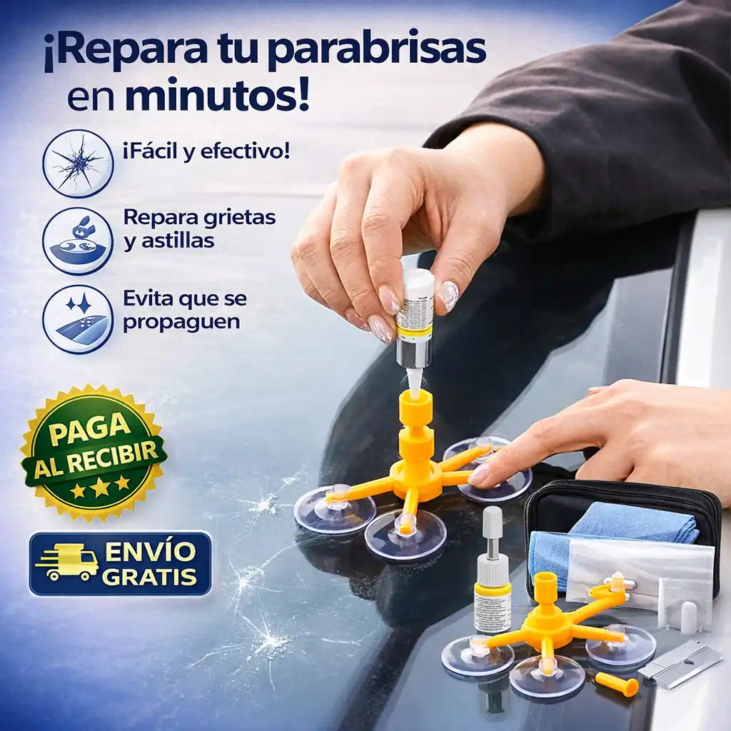 Kit reparador de parabrisas