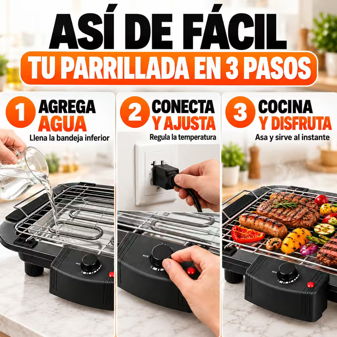 Parrilla Eléctrica Antihumo